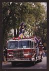 PeeDee and Cheerleaders on a Fire Truck